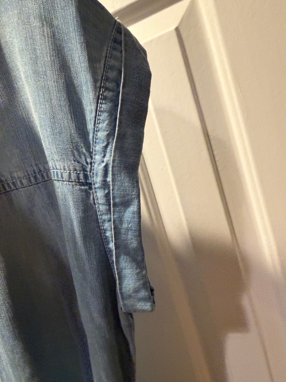 Sanctuary Light Wash Denim Shirt Dress - Picture 7 of 11